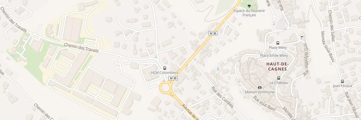 Plan du 105 Av de Verdun à Cagnes-sur-Mer