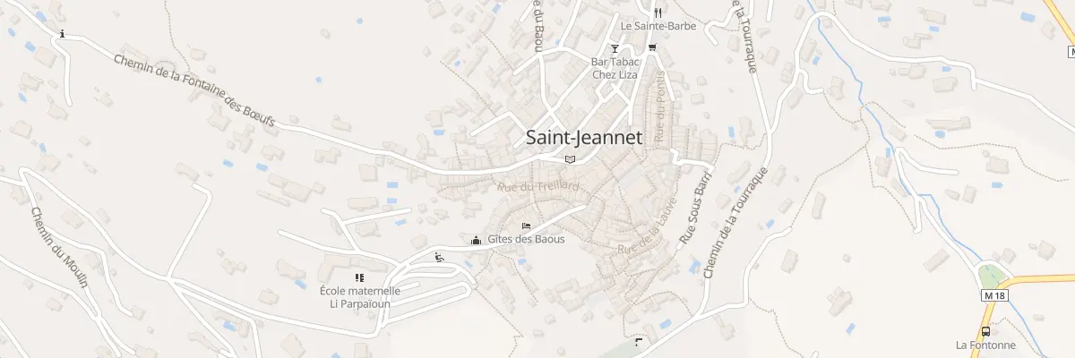 Plan du 14 Rue du Treillard à Saint-Jeannet