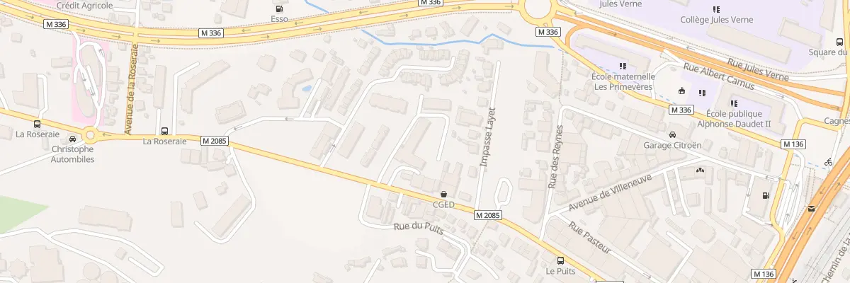 Plan du 42 Av de Grasse à Cagnes-sur-Mer