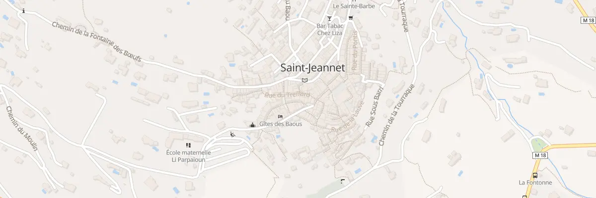 Plan du 73 Rue du Treillard à Saint-Jeannet