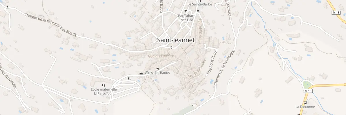 Plan du 93 Rue du Treillard à Saint-Jeannet