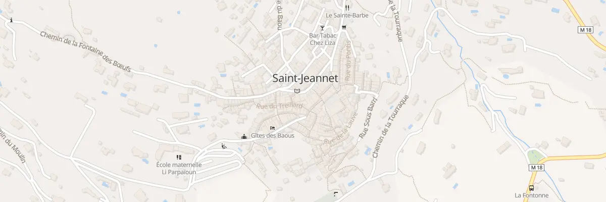 Plan du 96 Rue du Treillard à Saint-Jeannet