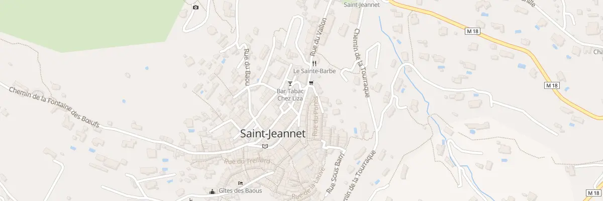Plan du 11 Rue Sainte-Barbe à Saint-Jeannet