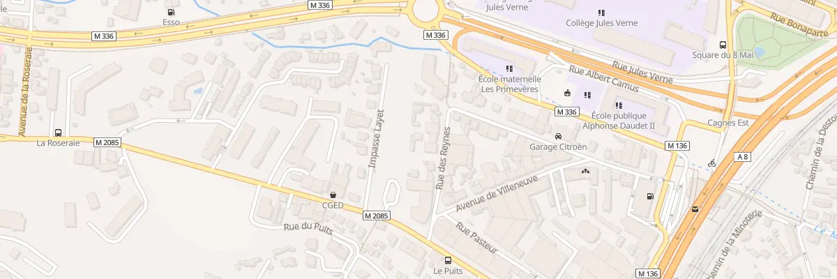 Plan du 38B Rue des Reynes à Cagnes-sur-Mer