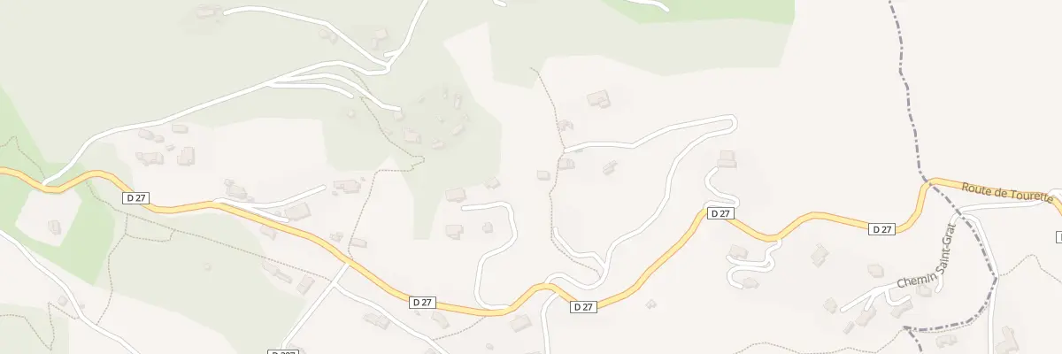 Plan du 454 Rte du Col Saint-michel à Tourette-du-Château