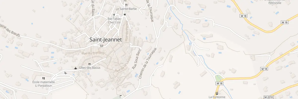 Plan du 365 Che de la Tourraque à Saint-Jeannet