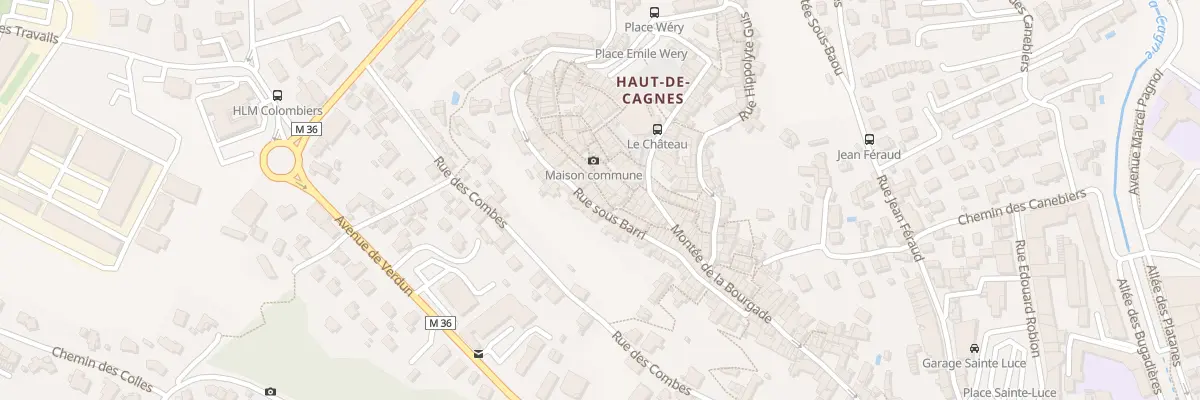 Plan du 1 Rue Doc Michel Provencal à Cagnes-sur-Mer