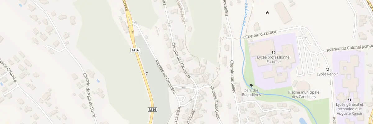 Plan du 13 Mte Sainte Anne à Cagnes-sur-Mer