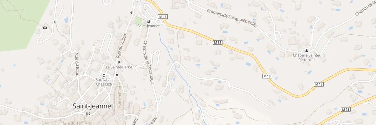Plan du 298 Che de la Tourraque à Saint-Jeannet