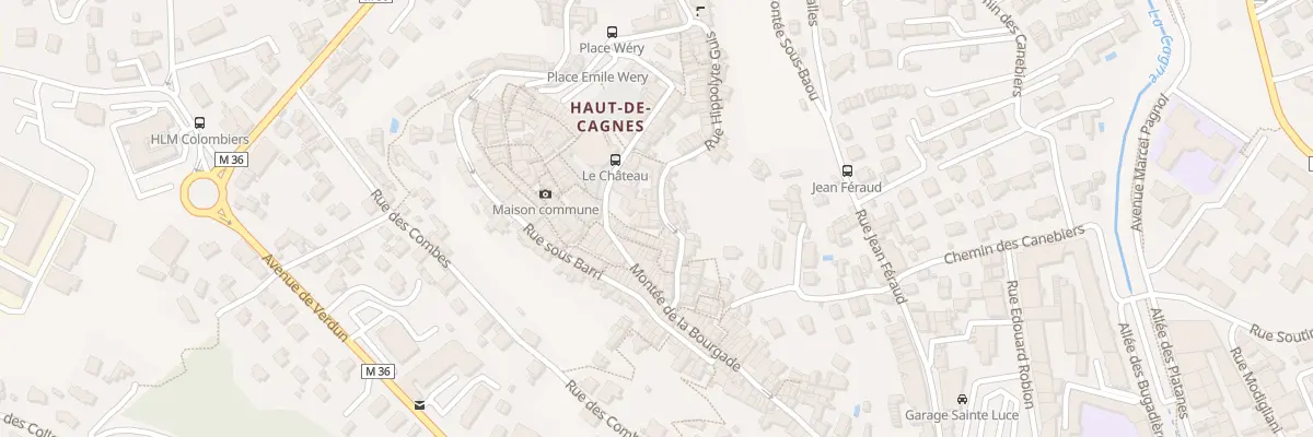 Plan du 19 Rue Hippolyte Guis à Cagnes-sur-Mer