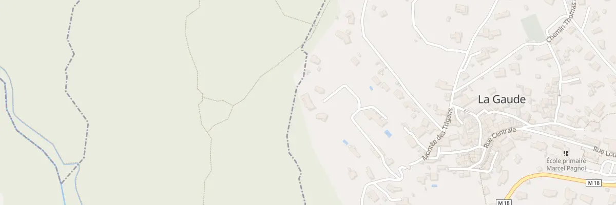Plan du 345 Crs des Clapiers N 102 à La Gaude