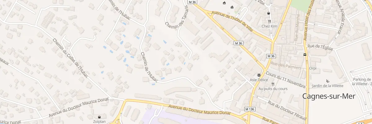 Plan du 8B Imp du Levant à Cagnes-sur-Mer