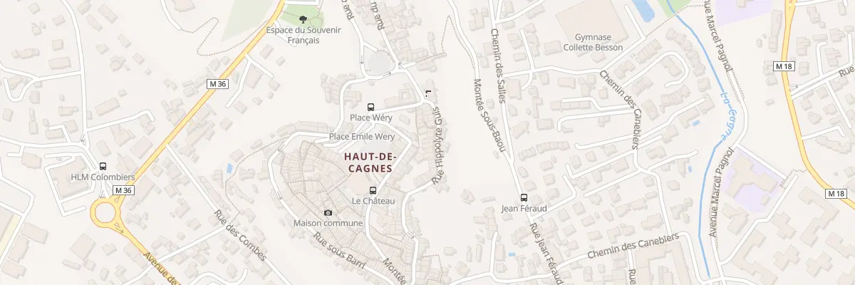 Plan du 63 Rue Hippolyte Guis à Cagnes-sur-Mer