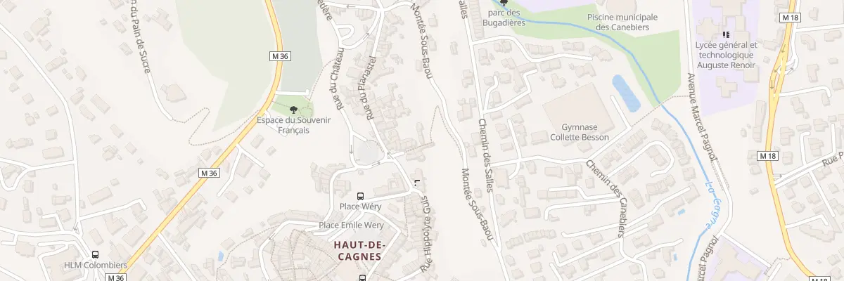 Plan du 5 Che de Monsieur à Cagnes-sur-Mer