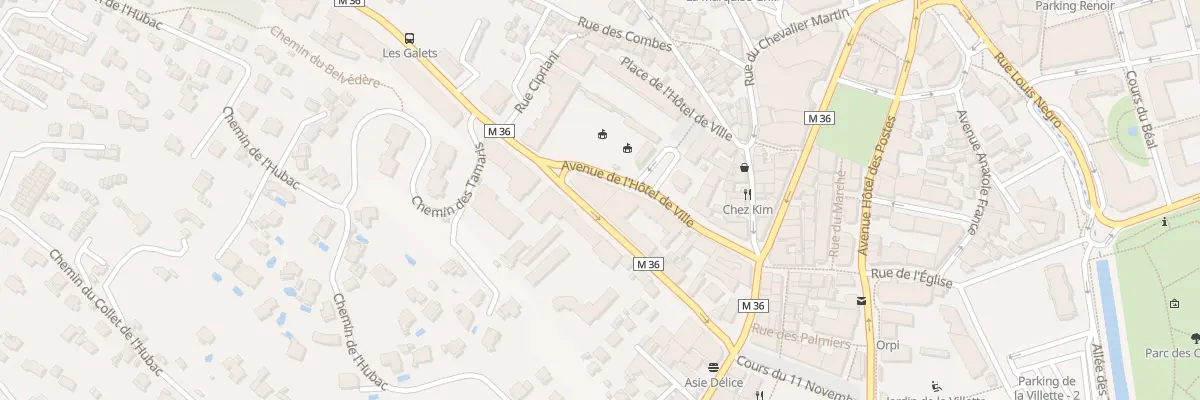 Plan du 20 Av de Verdun à Cagnes-sur-Mer