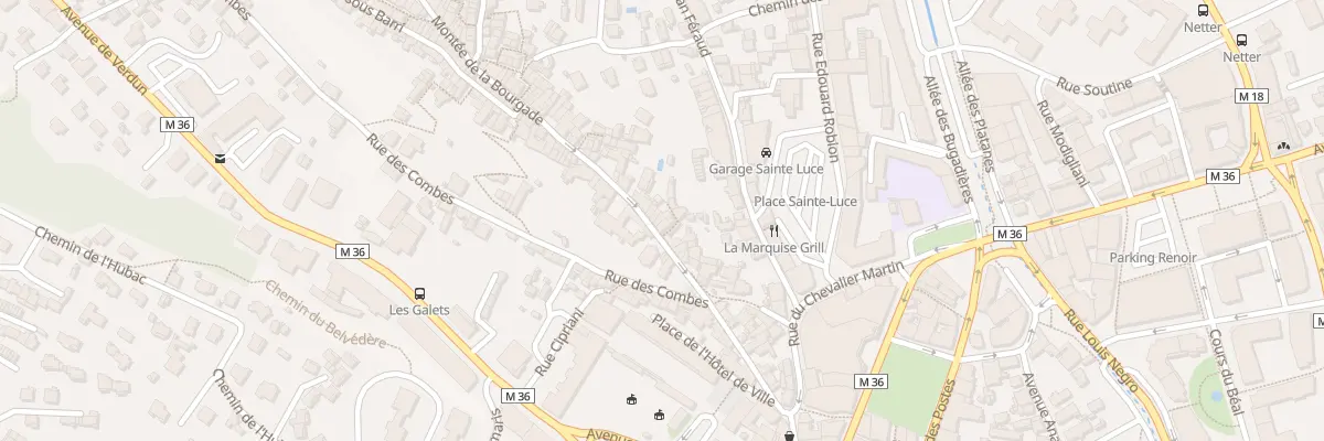 Plan du 28 Mte de la Bourgade à Cagnes-sur-Mer