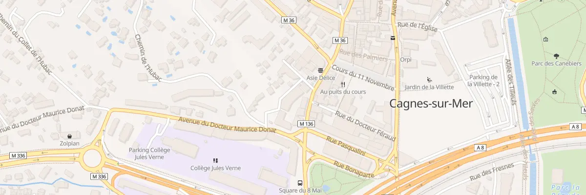 Plan du 5 Mte du Coteau à Cagnes-sur-Mer