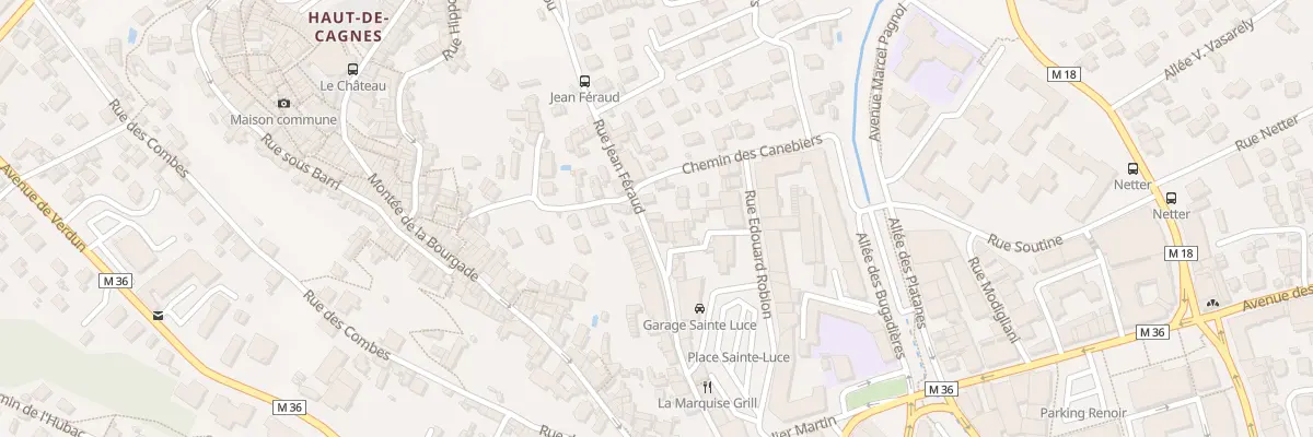 Plan du 4 Che des Canebiers à Cagnes-sur-Mer
