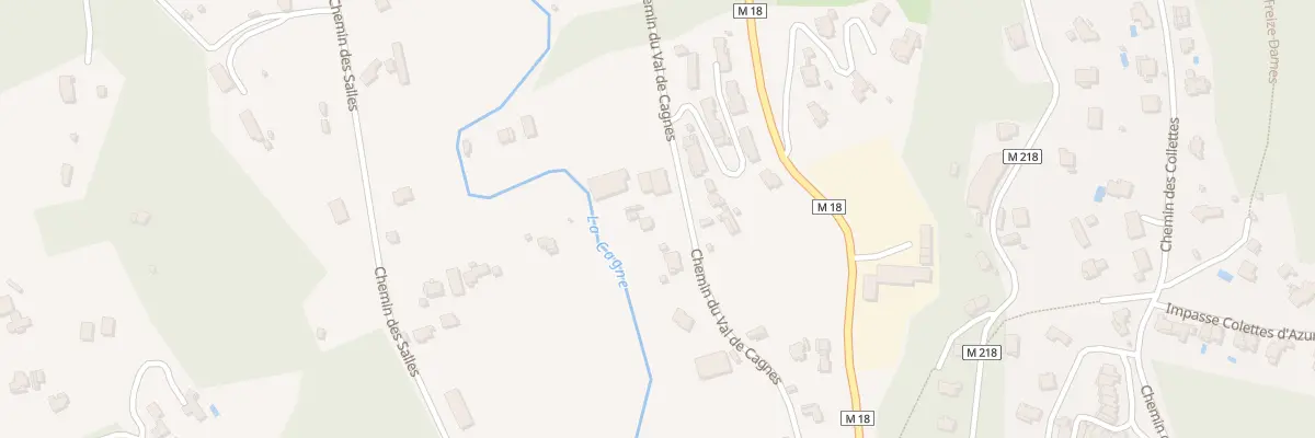 Plan du 51 Che du Val de Cagnes à Cagnes-sur-Mer