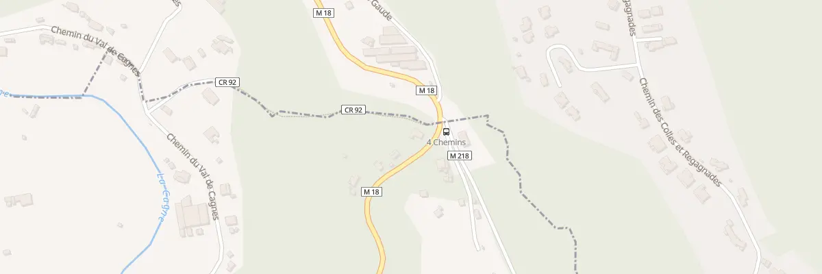 Plan du 99 Av de la Gaude à Cagnes-sur-Mer