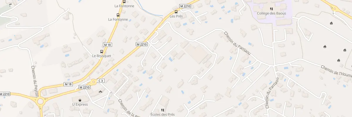 Plan du 2153 Rte Metropolitaine 2210 à Saint-Jeannet