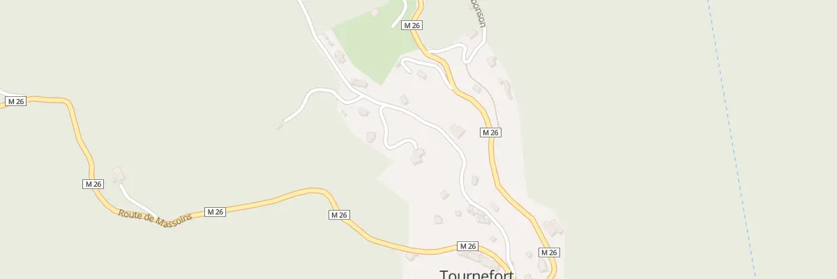 Plan du 303A Che de Lairette à Tournefort