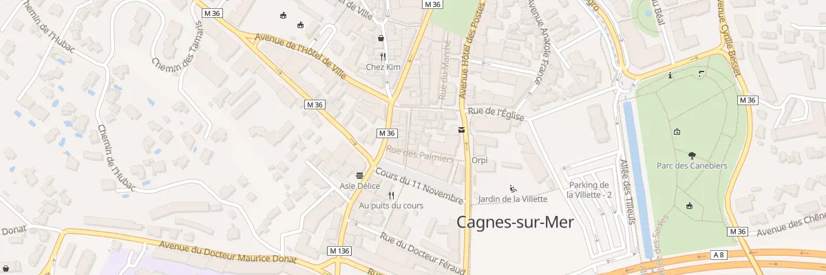 Plan du 7 Rue de la Villette à Cagnes-sur-Mer