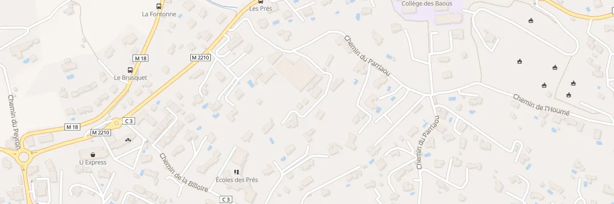 Plan du 440 Crs 41 du Parriaou à Saint-Jeannet