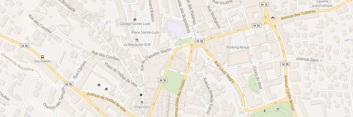 Plan du 18 Av Auguste Renoir à Cagnes-sur-Mer