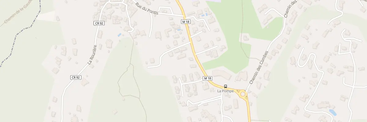 Plan du 7325 Cd 18 Route de Cagnes sur Mer à La Gaude
