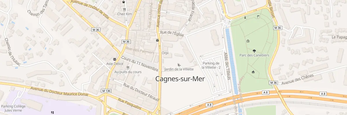 Plan du 7 Bd Mal Juin à Cagnes-sur-Mer