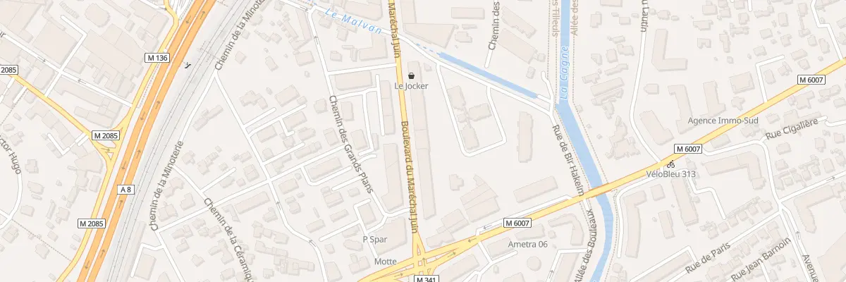 Plan du 63 Bd Mal Juin à Cagnes-sur-Mer