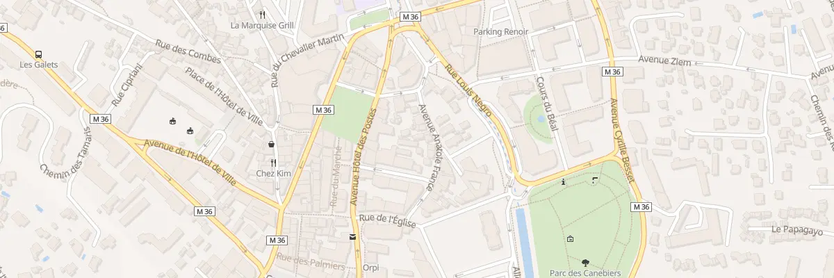 Plan du 15 Rue Anatole France à Cagnes-sur-Mer