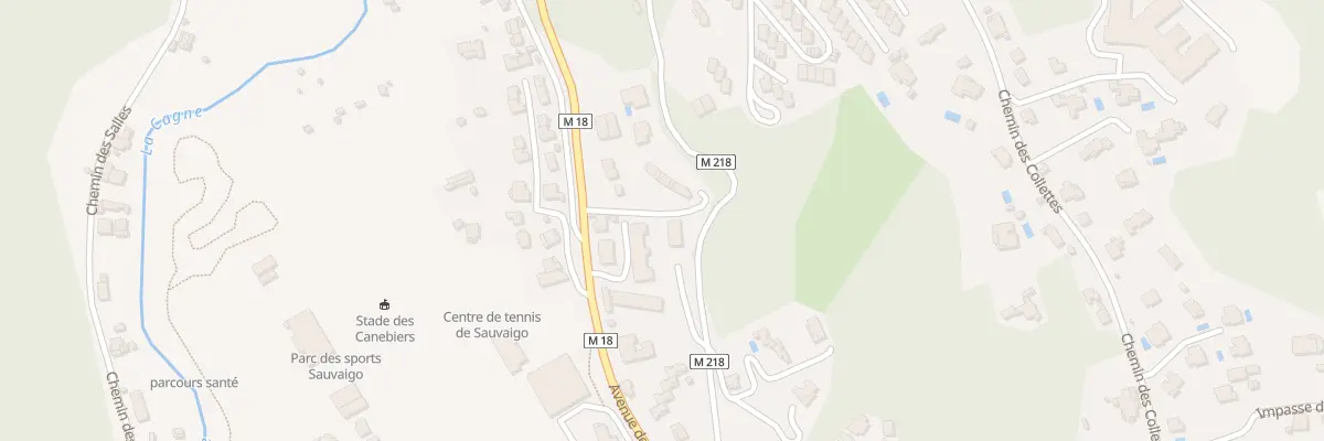 Plan du 70 Av de la Gaude à Cagnes-sur-Mer