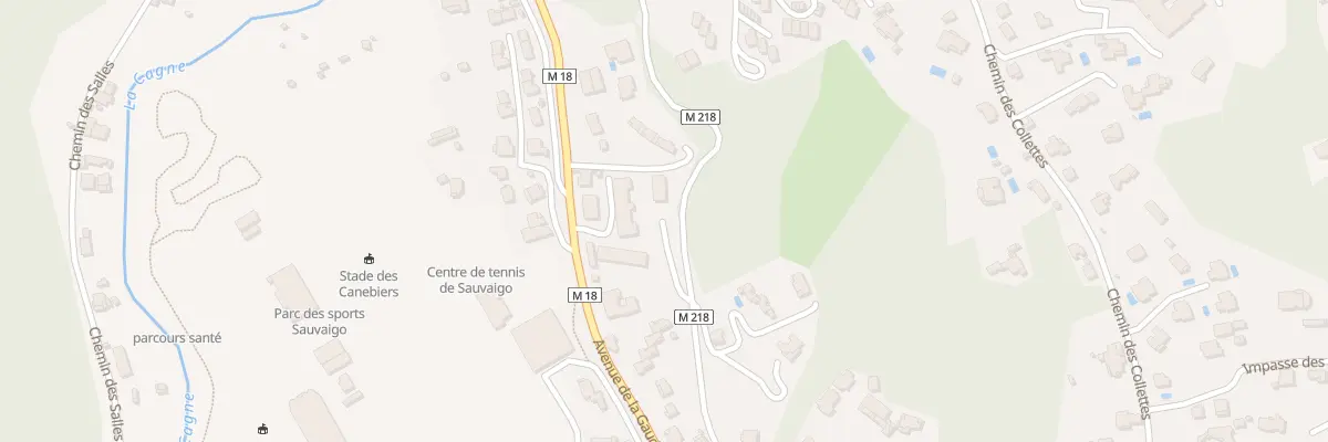 Plan du 68 Av de la Gaude à Cagnes-sur-Mer