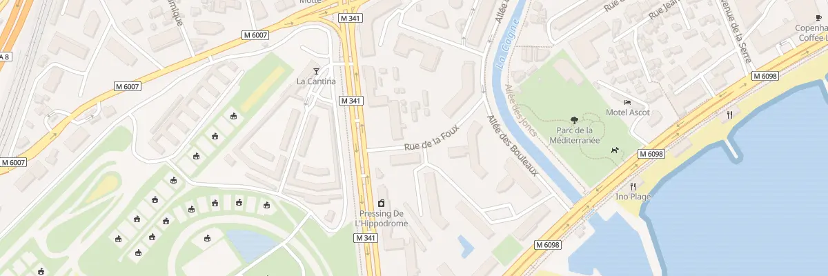 Plan du 4 Rue de la Foux à Cagnes-sur-Mer