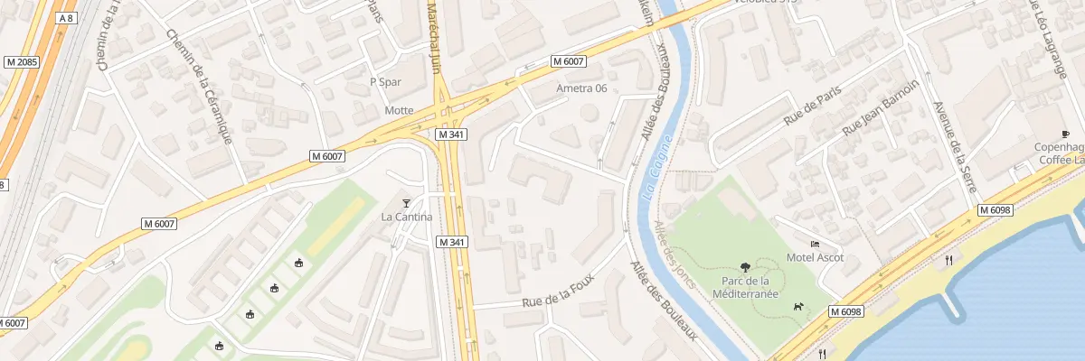 Plan du 11 All des Bouleaux à Cagnes-sur-Mer