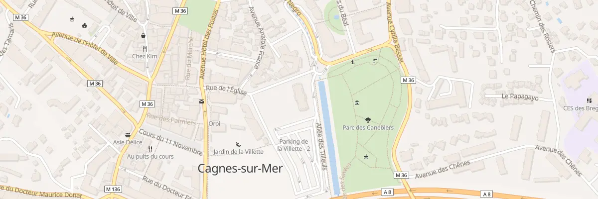 Plan du 6 Rue du Brigadier Claverie à Cagnes-sur-Mer