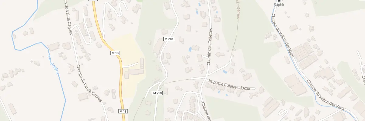 Plan du 81B Che des Collettes à Cagnes-sur-Mer