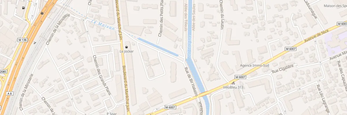 Plan du 12 Rue Birhakeim à Cagnes-sur-Mer
