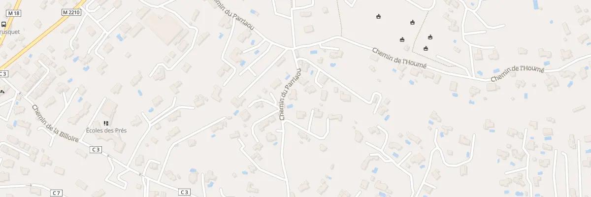 Plan du 195 Crs 41 du Parriaou à Saint-Jeannet
