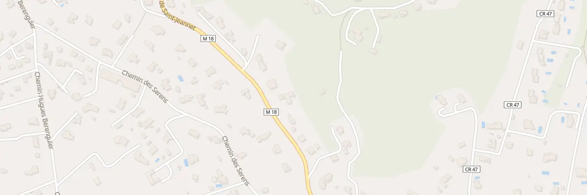 Plan du 332 Rte Metropolitaine 18 à La Gaude