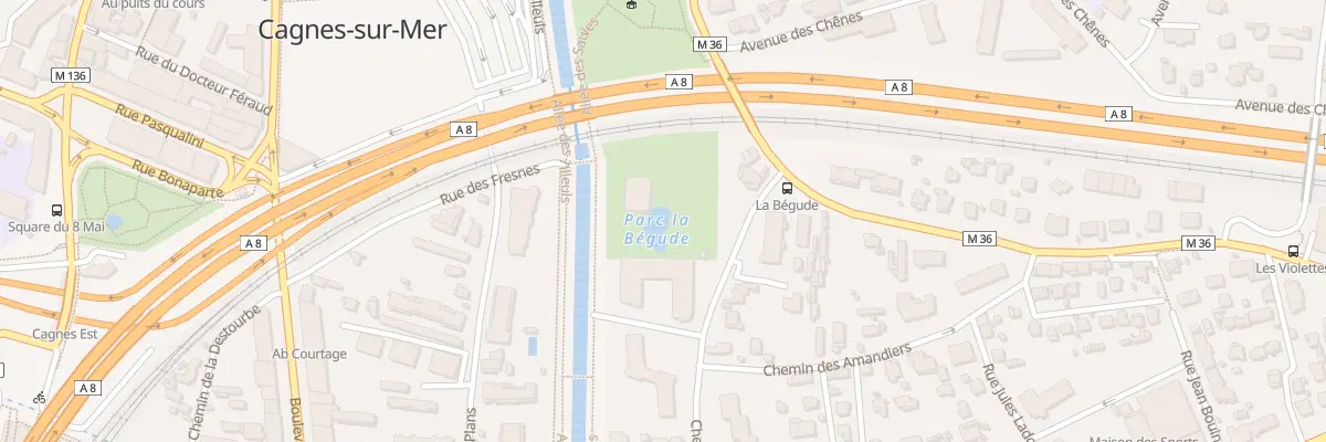 Plan du 43 Che du Lautin à Cagnes-sur-Mer