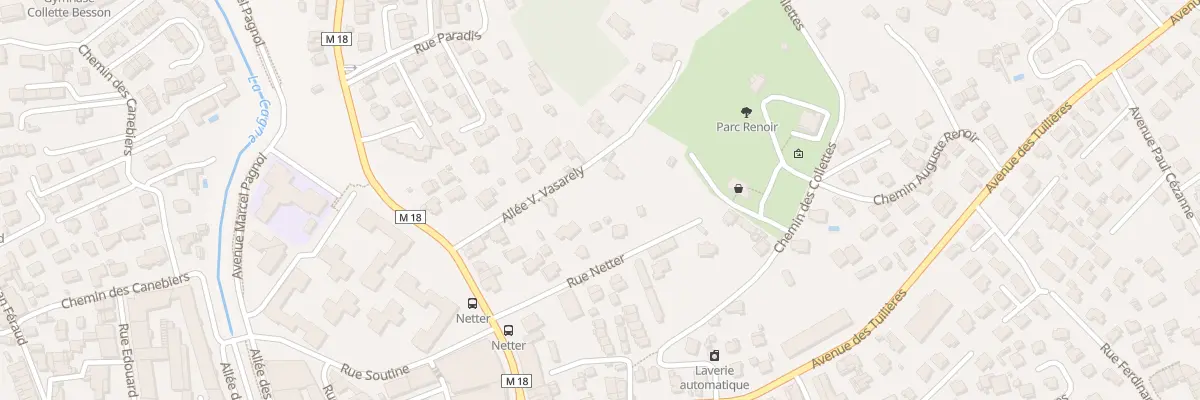 Plan du 9 Rue Netter à Cagnes-sur-Mer