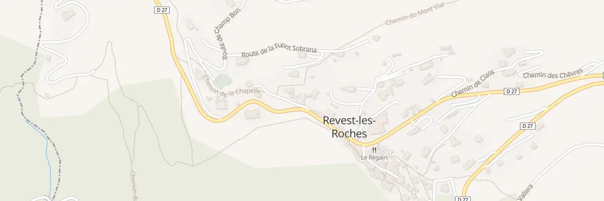 Plan du 4 Che de la Taverne à Revest-les-Roches