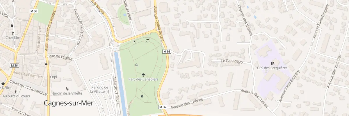 Plan du 39 Av Cyrille Besset à Cagnes-sur-Mer