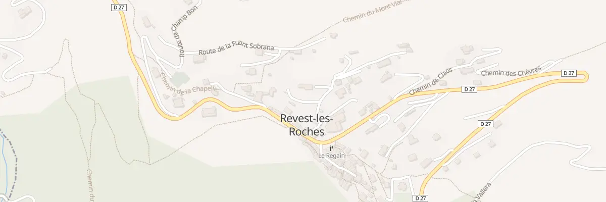 Plan du 5B Che de la Condamina Sobrana à Revest-les-Roches