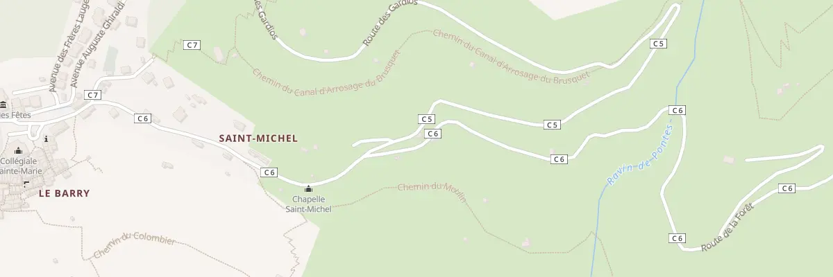 Plan du 441 Rte de la Forêt à Clans