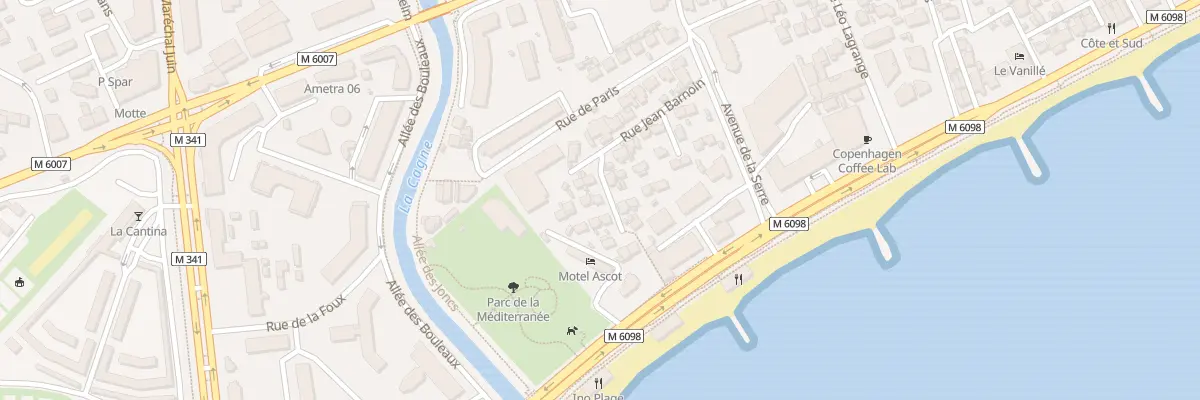Plan du 28 Rue Jean Barnoin à Cagnes-sur-Mer