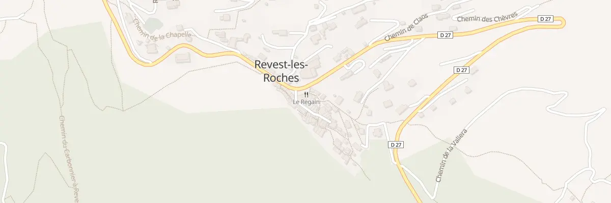 Plan du 5 Pl des Gastaud à Revest-les-Roches